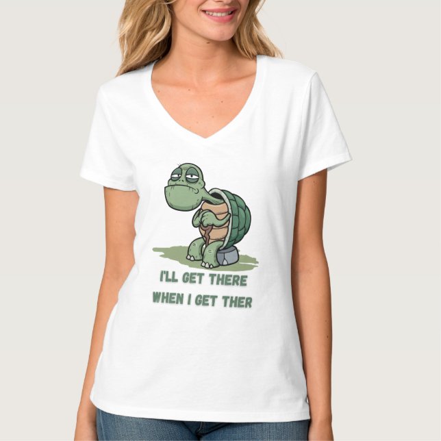 Camiseta Cartoon Tortoise (Frente)
