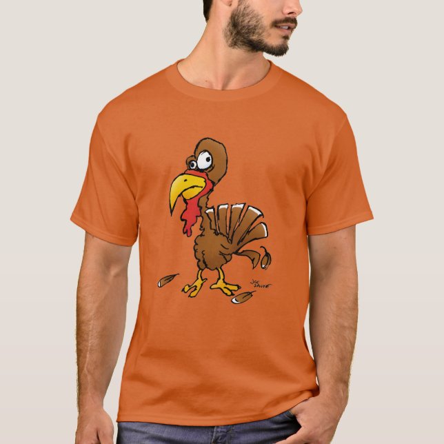 Camiseta Cartoon Turco Engraçado (Frente)