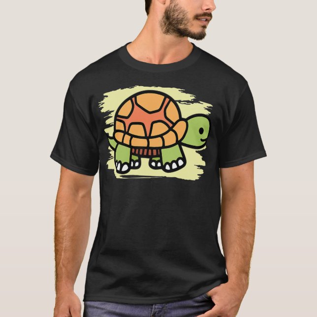 Camiseta Cartoon Turtle I Sea Turtle I Kids Turtle (Frente)