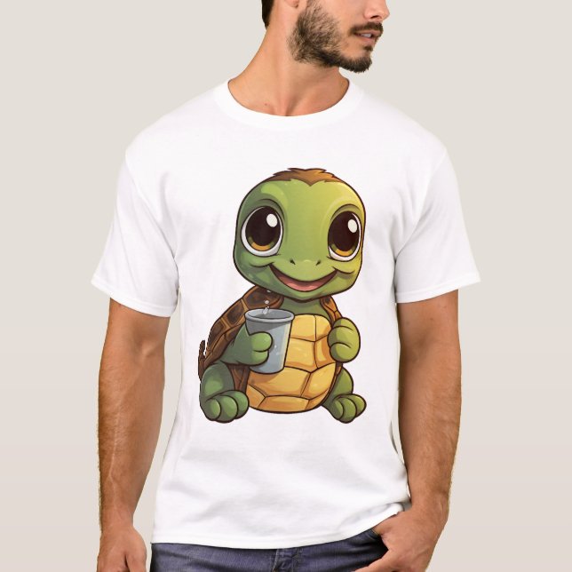 Camiseta Cartoon turtle illustration Copy Copy Copy Copy Co (Frente)