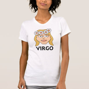 Camiseta Cartoon Virgo Virgin