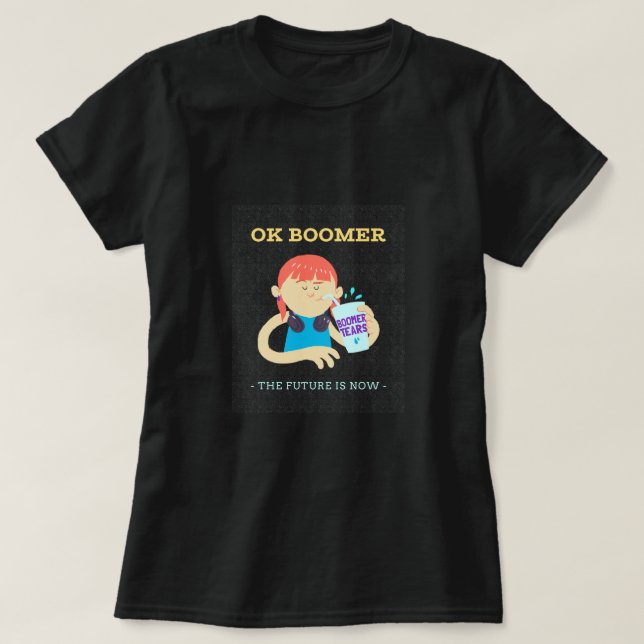 Camiseta CartoonHumor|FunnyCartoon|Meme|Boomer (Frente do Design)