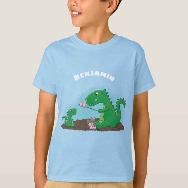 Camiseta Cartoons de marshmallow de dragões-cúpulas (Frente)