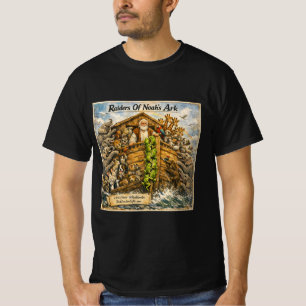 Camiseta Cartoons dos Piratas da Arca de Noé por Rick Londo