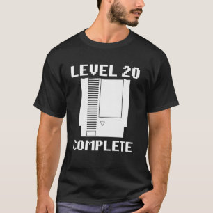 Camiseta Cartucho de jogo clássico de aniversário do 20 de