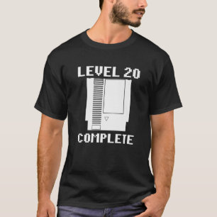 Camiseta Cartucho de jogo clássico de aniversário do 20 de