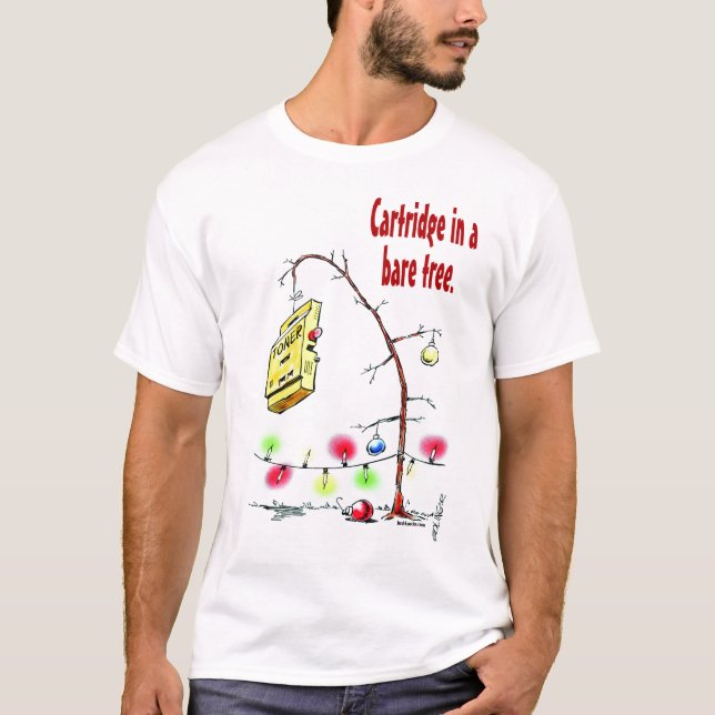 Camiseta Cartucho em uma árvore desencapada (Frente)