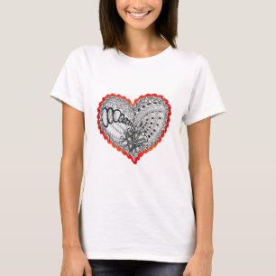 Camiseta Cartucho Vermelho de Fogo Cardíaco