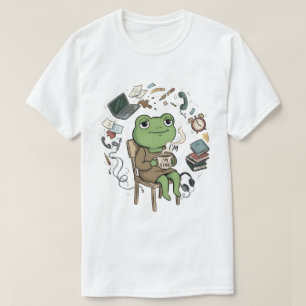 Camiseta Cartum Divertido Calmo no Caos