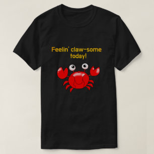 Camiseta Cartum Engraçado Cartum Vermelho com trocadilho