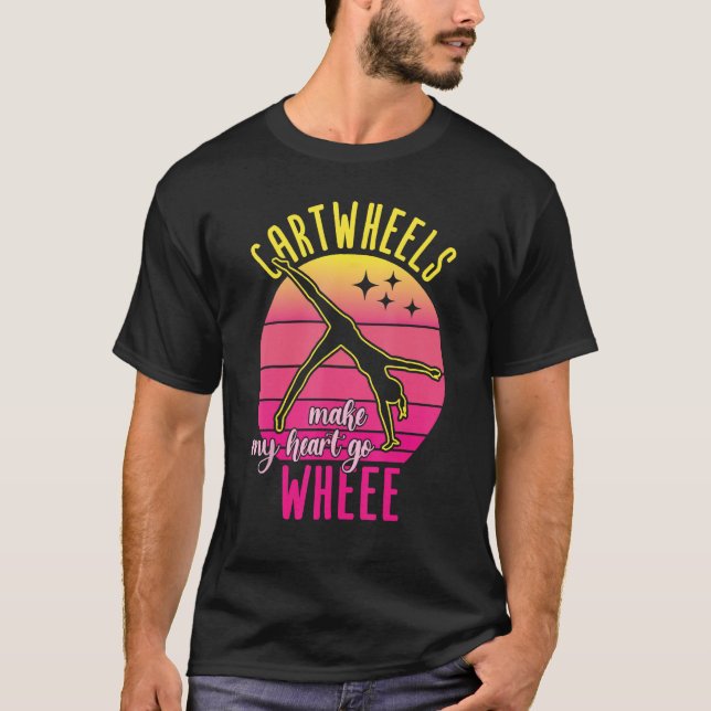 Camiseta Cartwheel Gymnastics Gymnast Girls (Frente)