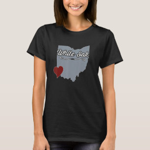 Camiseta CARVALHO BRANCO Ohio OH Cidade Estado EUA  Lembran
