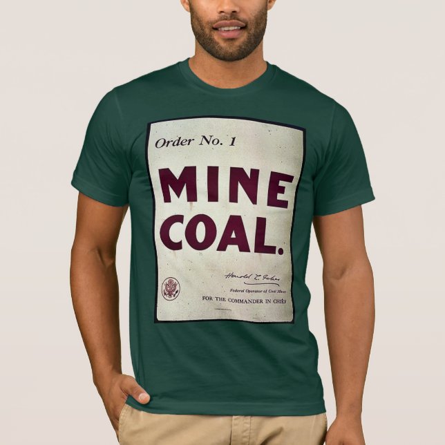 Camiseta Carvão da mina (Frente)