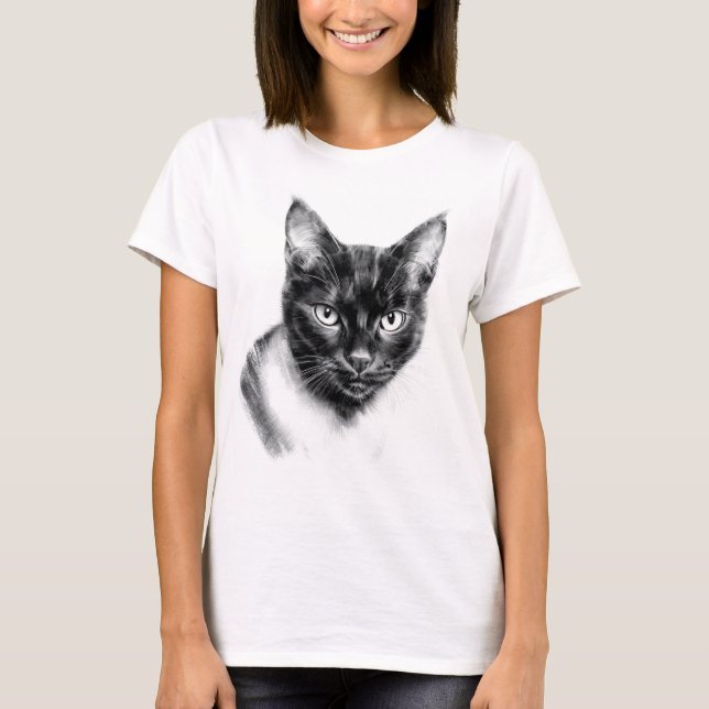 Camiseta Carvão de Gato (Frente)