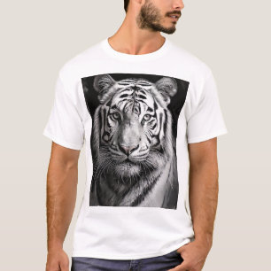 Camiseta Carvão de Tigre Branco