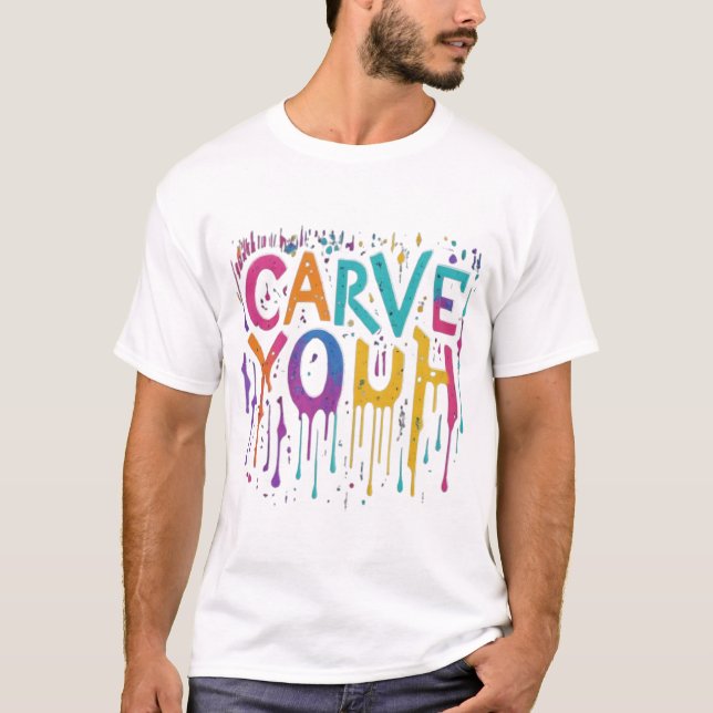 Camiseta carve youh (Frente)