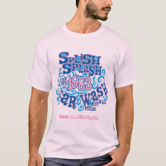 Camiseta carwash splish do respingo