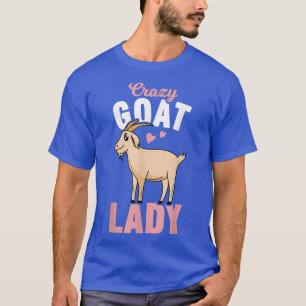 Camiseta Carzy Goat Lady