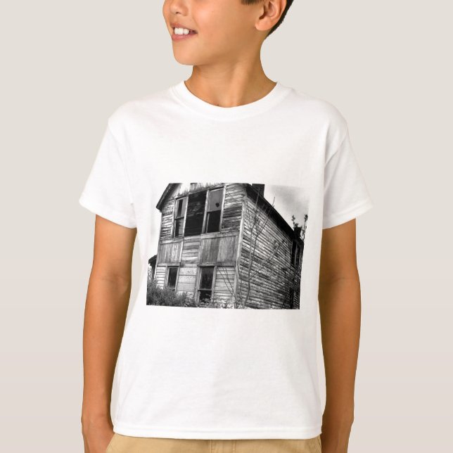 Camiseta Casa Abandonada de Dois Andares (Frente)