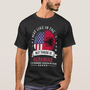 Camiseta Casa Albanesa Americana No Patriota Americano Alba