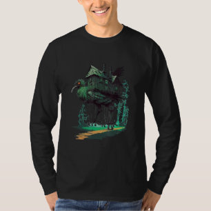 Camiseta Casa Andante sobre Pernas de Galinha Folclore Esla
