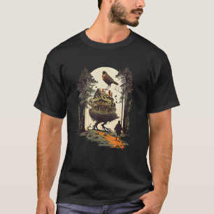 Camiseta Casa Andante sobre Pernas de Galinha Folclore Esla