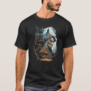 Camiseta Casa Andante sobre Pernas de Galinha Folclore Esla