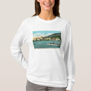 Camiseta Casa, anexo, e yacht club do Mt Kineo