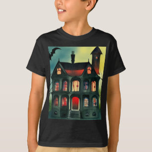 Camiseta Casa Assombrada de Halloween