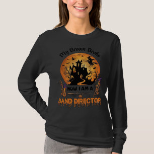 Camiseta Casa Assombrada de Halloween do Diretor da Banda B