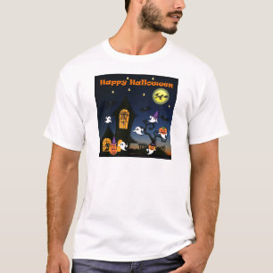 Camiseta Casa Assombrada Feliz Halloween