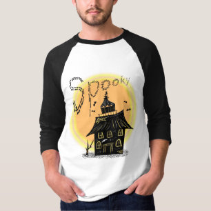 Camiseta Casa Assombrada Halloween Sinistro