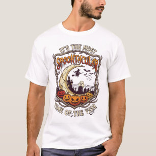 Camiseta Casa Assombrada Lua Crescente Espetacular de Hallo
