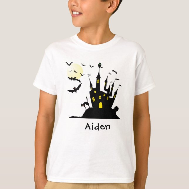 Camiseta Casa Assombrada Monogramada (Frente)