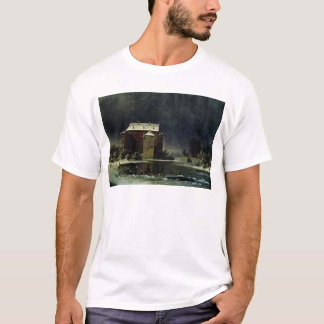 Camiseta Casa assombrada na neve, 1848 (Frente)