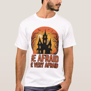 Camiseta Casa Assombrada Tenha Medo Vintage Halloween