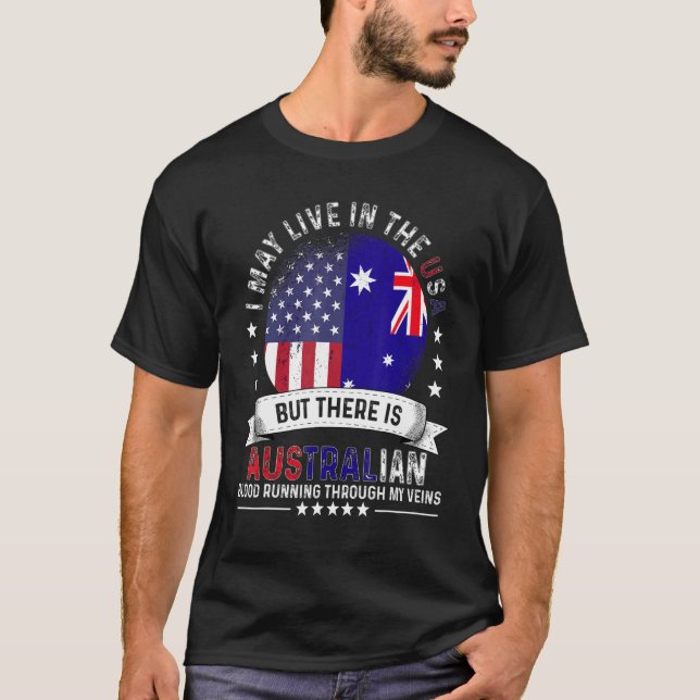Camiseta Casa Australiana Americana Na Austrália Americana (Frente)