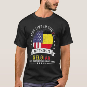 Camiseta Casa Belga Americana No Patriota Americano Belgi