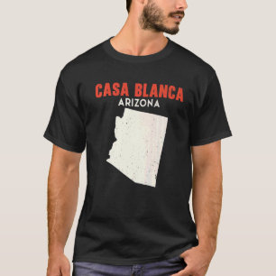 Camiseta Casa Blanca Arizona EUA Estado América Viagem Ariz