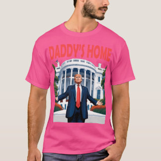 Camiseta Casa Branca De Daddys Para A Gi Política Do Ventil