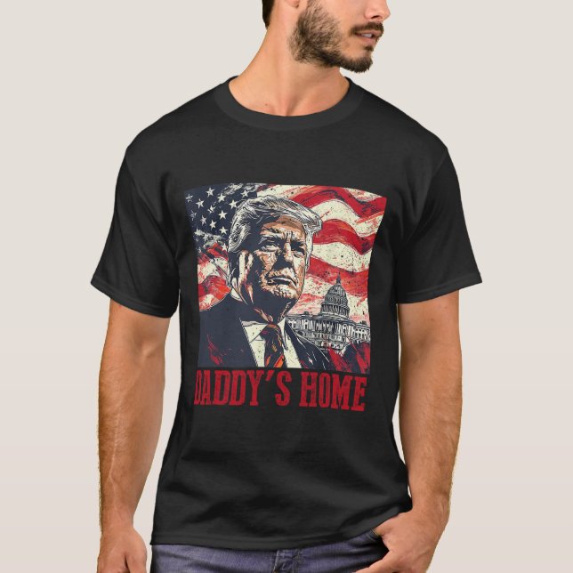 Camiseta Casa Branca de Trump Daddys 2025 (Frente)