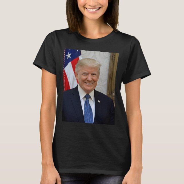 Camiseta Casa Branca do Presidente Americano Donald Trump (Frente)