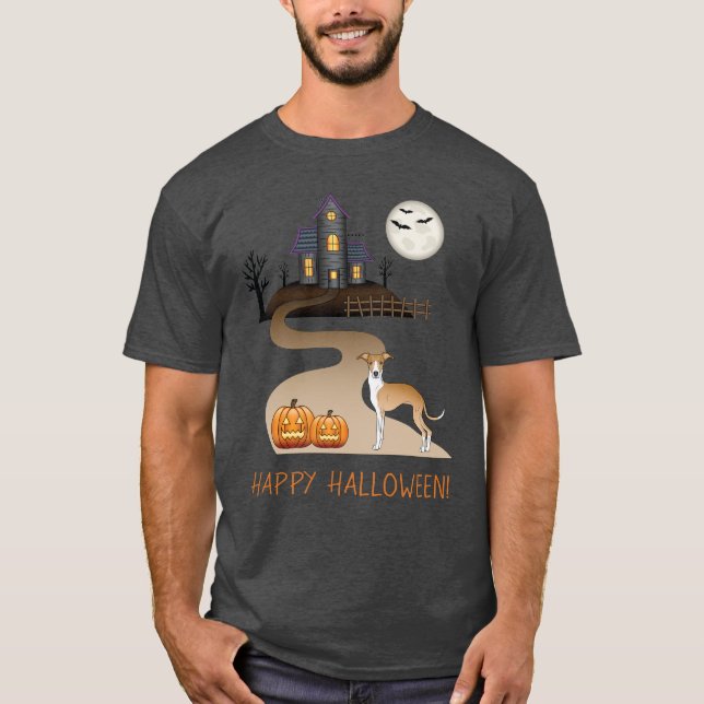 Camiseta Casa Branca E De Iggy E Halloween (Frente)