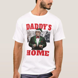 Camiseta Casa Branca Engraçado de Natal Daddys