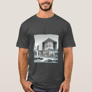 Camiseta Casa com bela arquitetura
