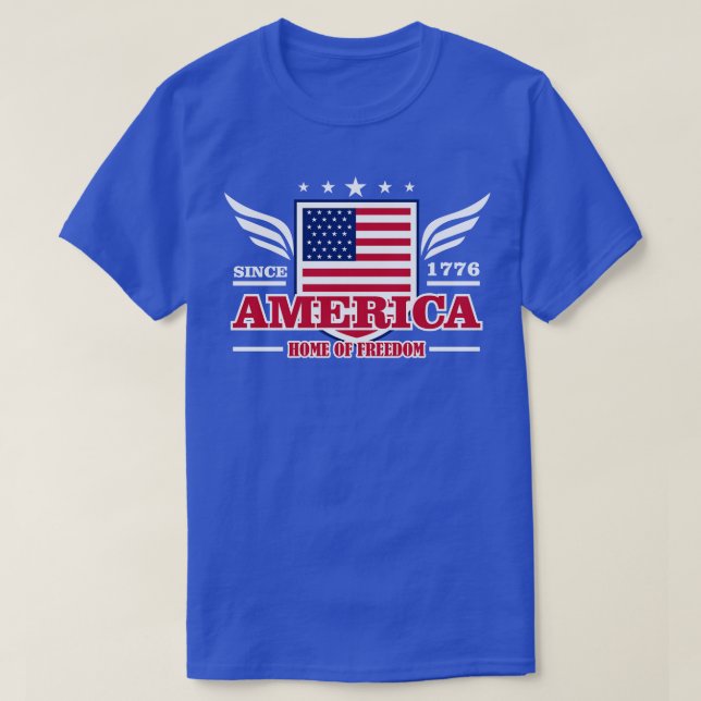 CAMISETA CASA DA AMÉRICA LIBERDADE (Frente do Design)