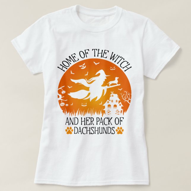 Camiseta Casa Da Bruxa E Seu Pacote De Sacos Legal (Frente do Design)