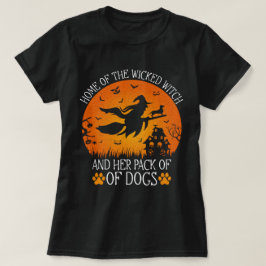 Camiseta Casa Da Bruxa Malvada E Seu Pacote De Cães Legal