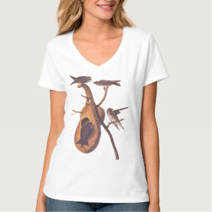 Camiseta Casa da família e da cabaça de pássaro de Marti