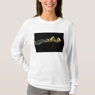 Camiseta Casa da Ópera de Sydney à noite, Nova Gales do Sul